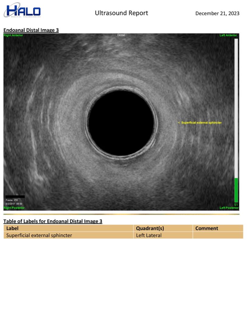 Sample Patient Report Page 3